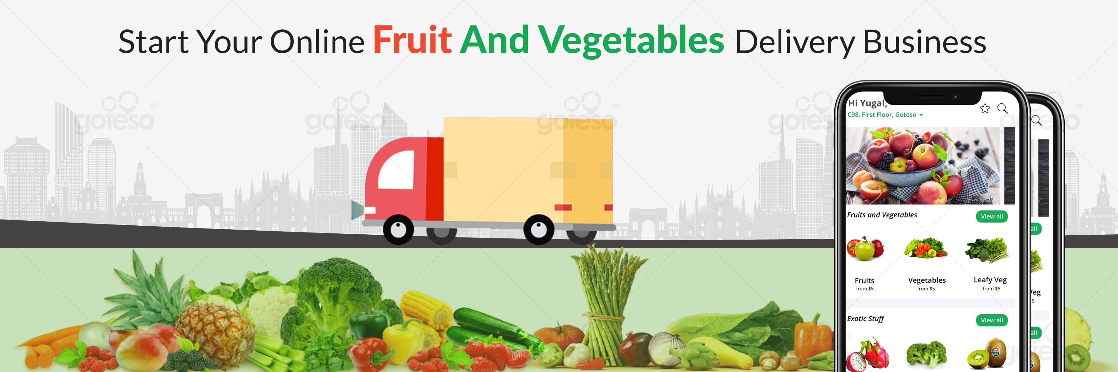 How to Start Online Fruit and Vegetables Delivery Business with an App